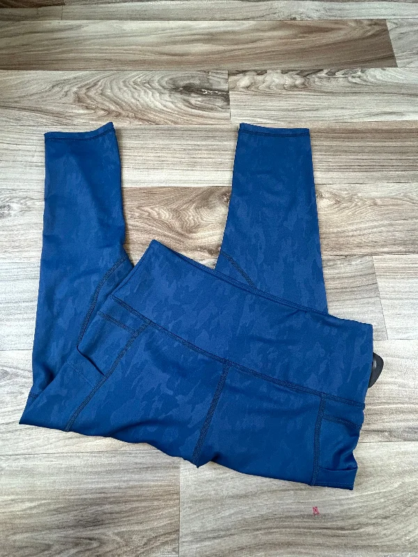 Editorial Design Navy Athletic Leggings Zyia, Size S