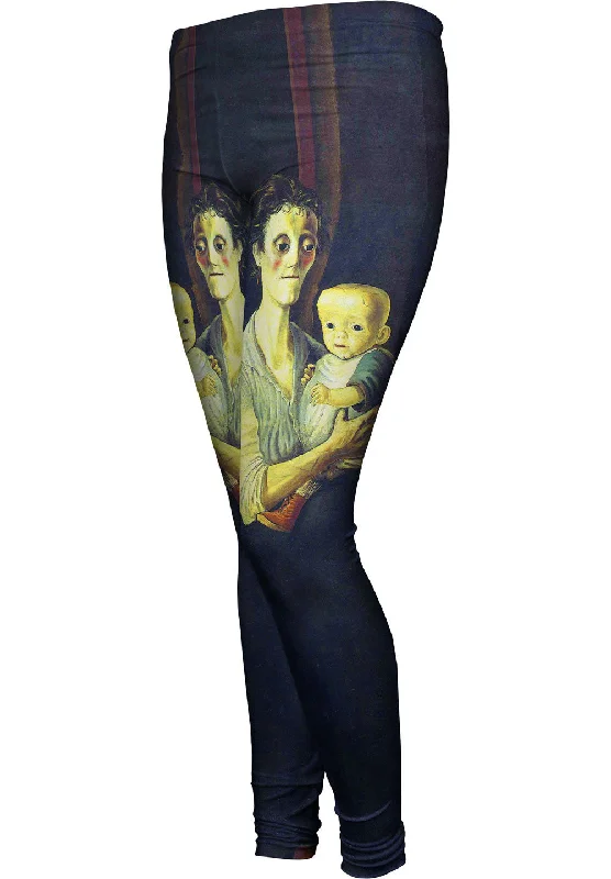 Ethnic Style Otto Dix - "Mother with Child" (1921)