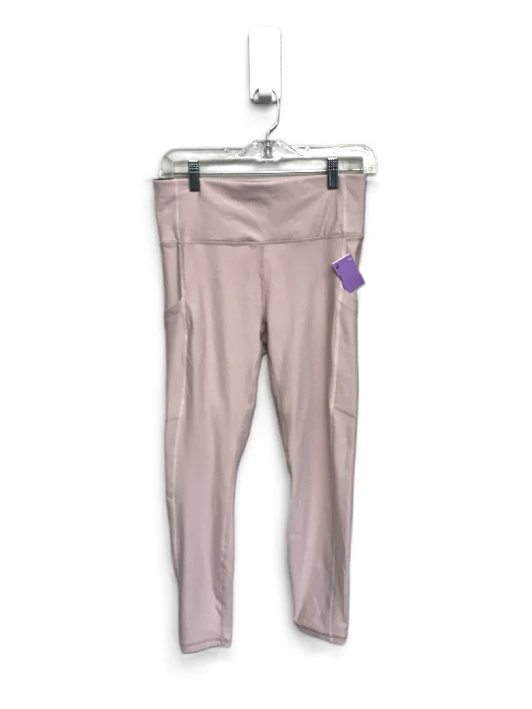 Cozy Dress Pink Athletic Leggings By Fabletics, Size: M