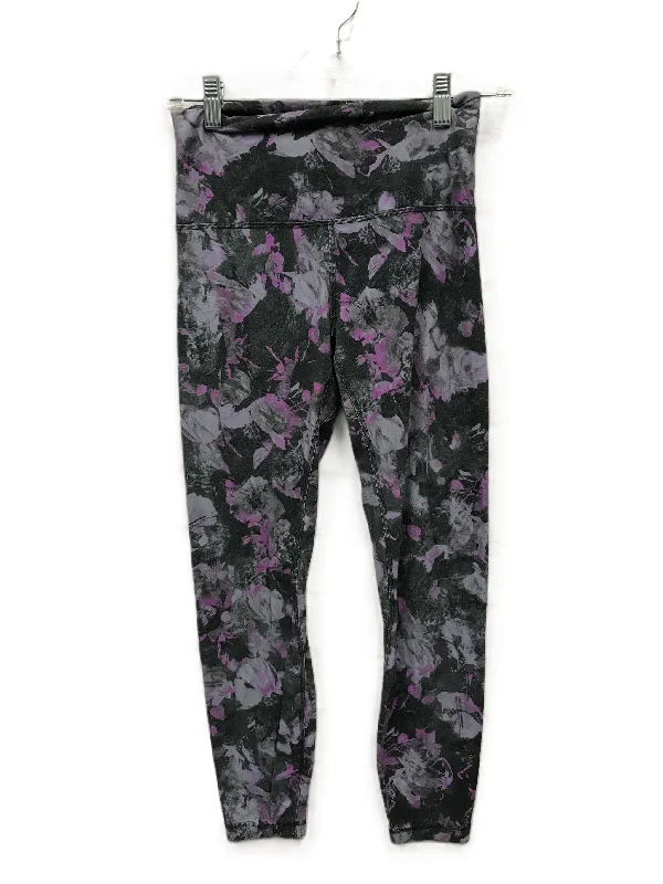 Soft And Comfortable Purple Athletic Leggings Capris By Lululemon, Size: 6