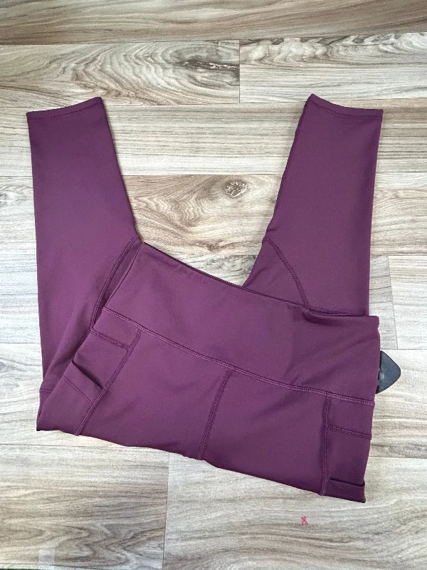 Fashion Must-have Purple Athletic Leggings Zyia, Size S