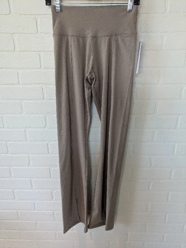 High-end Design Tan Athletic Leggings Calvin Klein Performance, Size 4