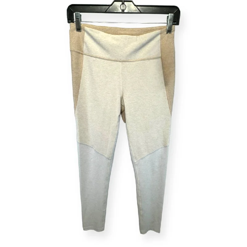 Classic Style Tan Athletic Leggings Outdoor Voices, Size M