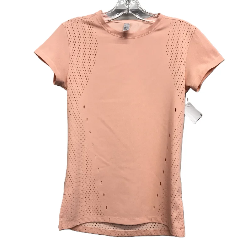 Advanced Customization Athletic Top Short Sleeve By Adidas In Peach, Size: Xs