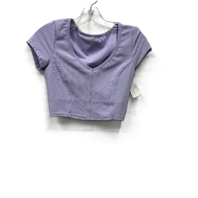 Ultra-lightweight Athletic Top Short Sleeve By Aerie In Purple, Size: S