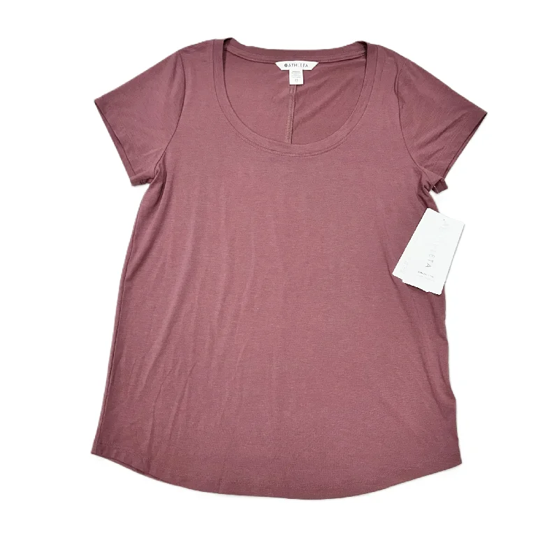 Urban Design Sense Athletic Top Short Sleeve By Athleta In Mauve, Size: Xs