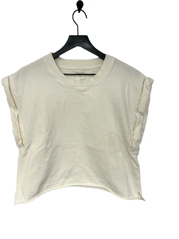 Soft Clothing Athletic Top Short Sleeve By Calia In White, Size: M