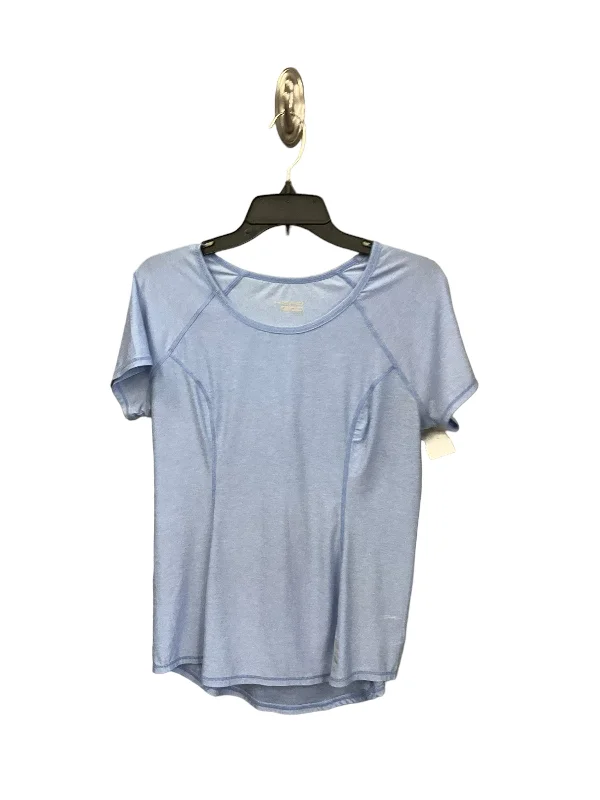 Easy Chic Wear Athletic Top Short Sleeve By Head In Blue, Size: M