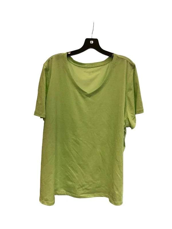 High-end Customization Athletic Top Short Sleeve By Ideology In Green, Size: 4x