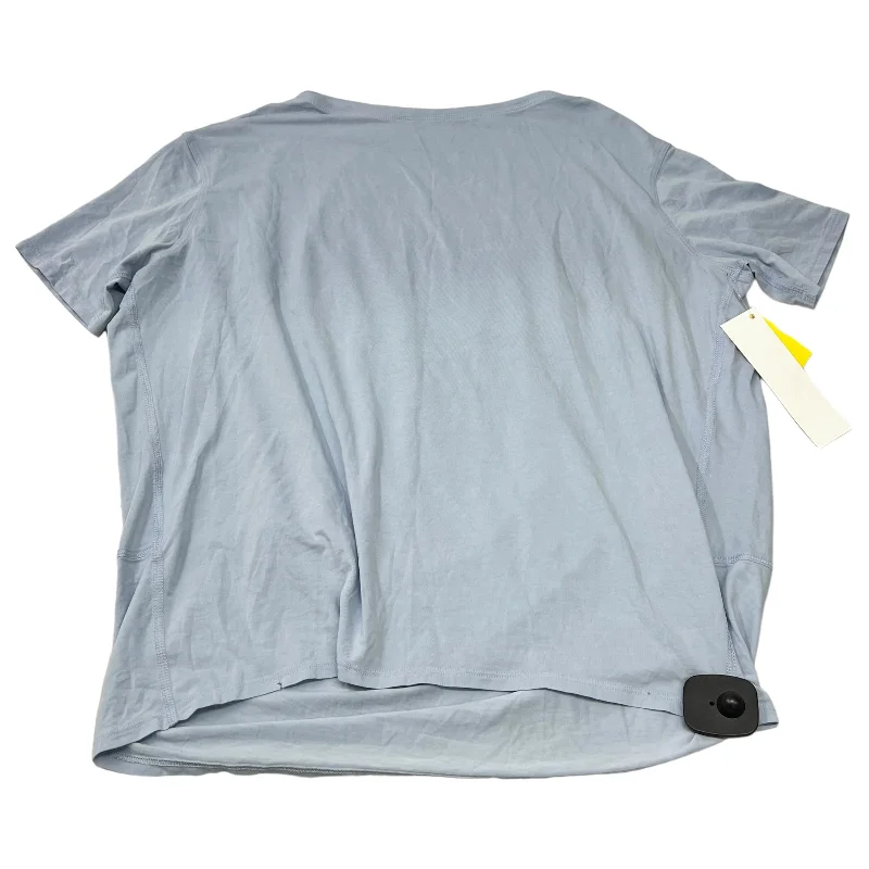 Casual Chic Looks Athletic Top Short Sleeve By Lululemon In Blue, Size: S