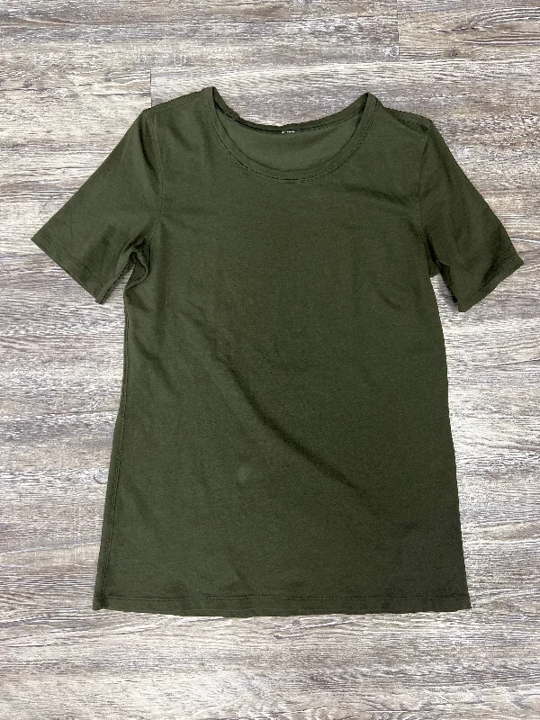 Casual Ease Athletic Top Short Sleeve By Lululemon In Green, Size: M
