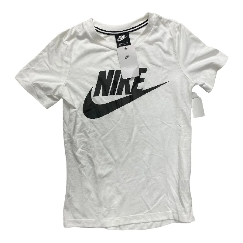 Comfortable Fashion Looks Athletic Top Short Sleeve By Nike In White, Size: Xs