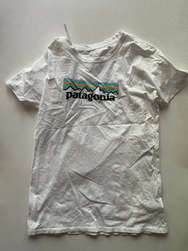 Luxury And Elegant Athletic Top Short Sleeve By Patagonia In White, Size: Xs