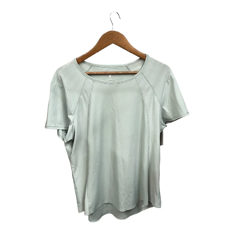 Stylish Casuals Athletic Top Short Sleeve By Spyder In Green, Size: Xxl
