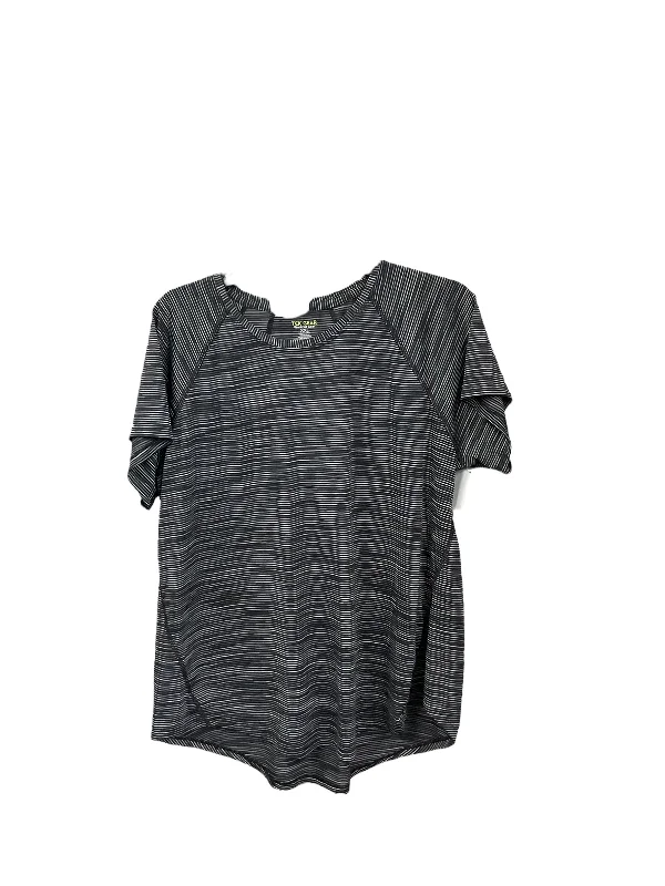 Casual Elegance Athletic Top Short Sleeve By Tek Gear In Grey, Size: Xxl