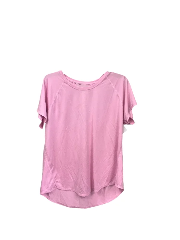 Smart Comfort Athletic Top Short Sleeve By Tek Gear In Pink, Size: Xl