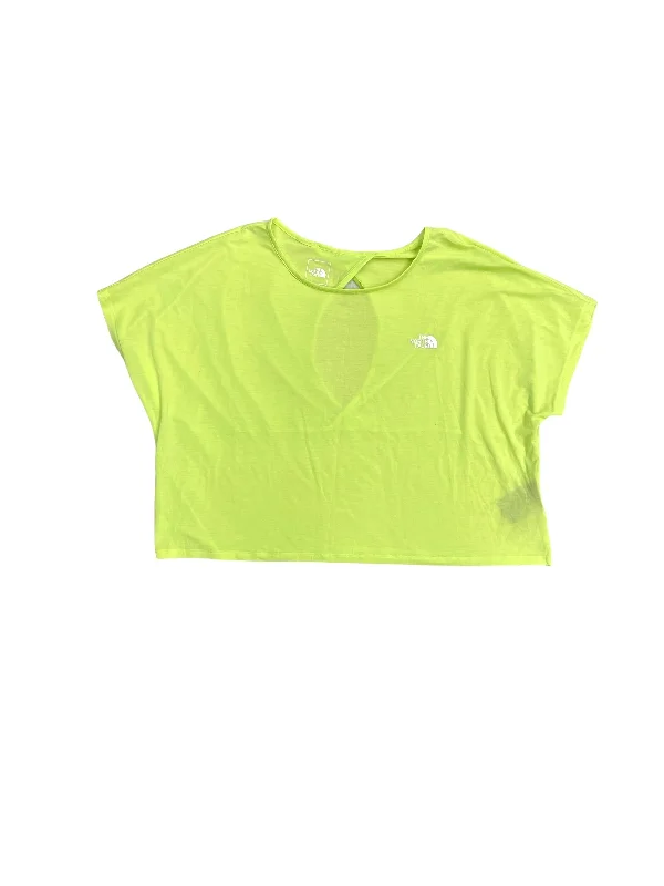 Soft Wear Athletic Top Short Sleeve By The North Face In Green, Size: Xl