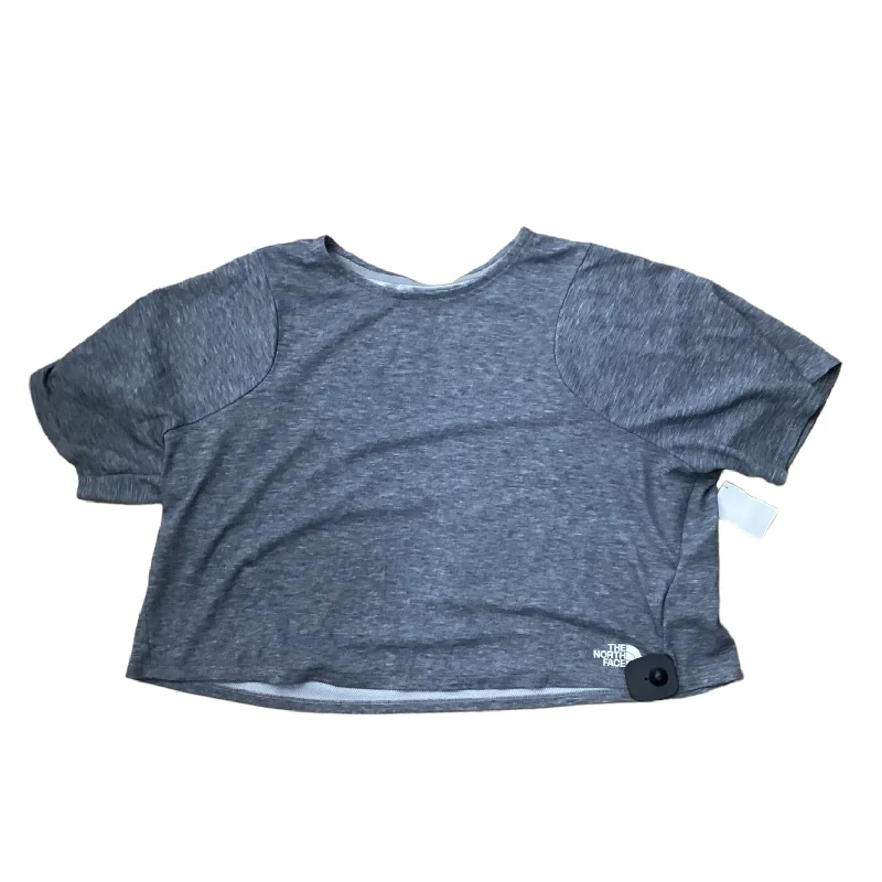 Slim Fit Athletic Top Short Sleeve By The North Face In Grey, Size: Xl
