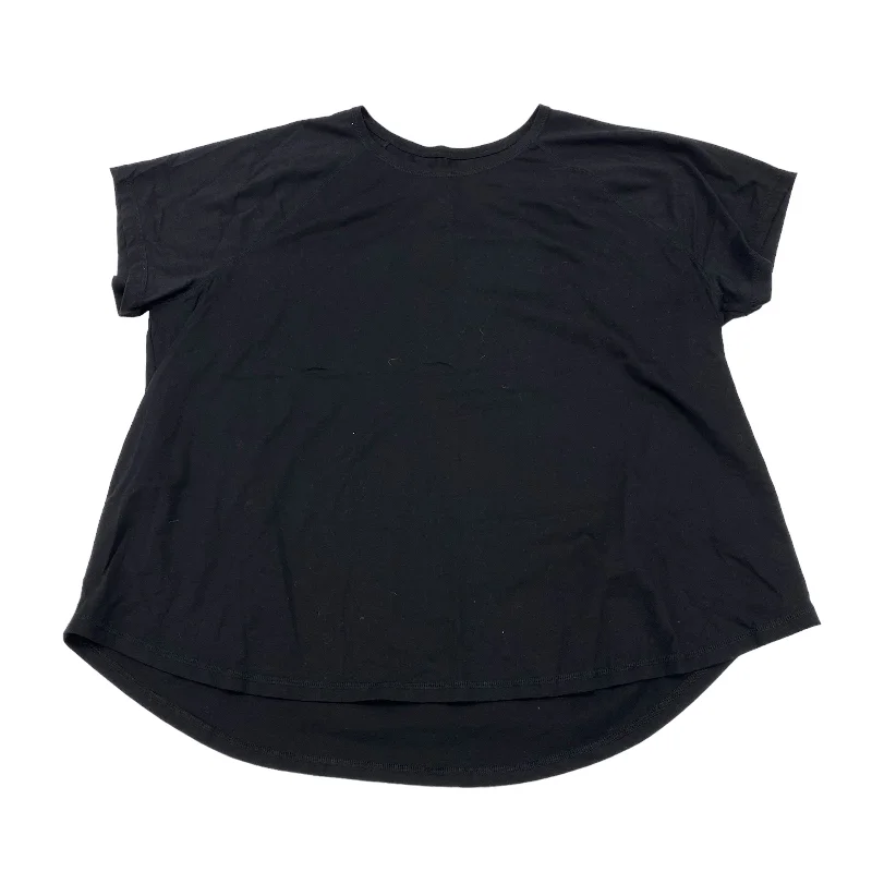 Sports Trend BLACK ATHLETIC TOP SS by TEK GEAR Size:3X