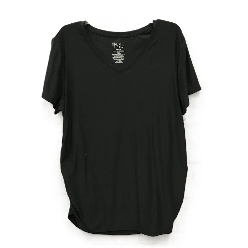 Warm Wear Black Top Short Sleeve By Old Navy, Size: 1x