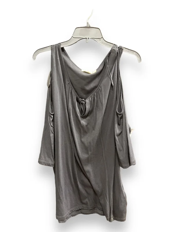 Playful Style Black Top Short Sleeve Michael Kors, Size 3x