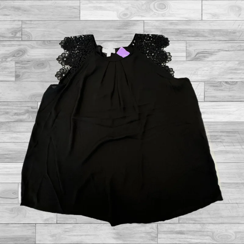 Comfortable Series Black Top Short Sleeve Philosophy, Size 2x
