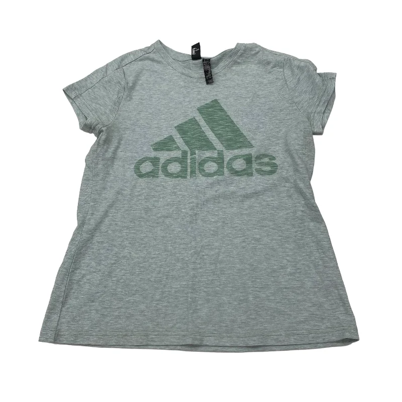 Relaxed Looks BLUE ATHLETIC TOP SS by ADIDAS Size:M