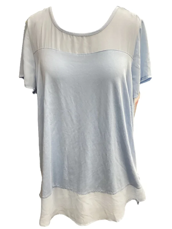 Relaxed Dresses Blue Top Short Sleeve Vince Camuto, Size 1x