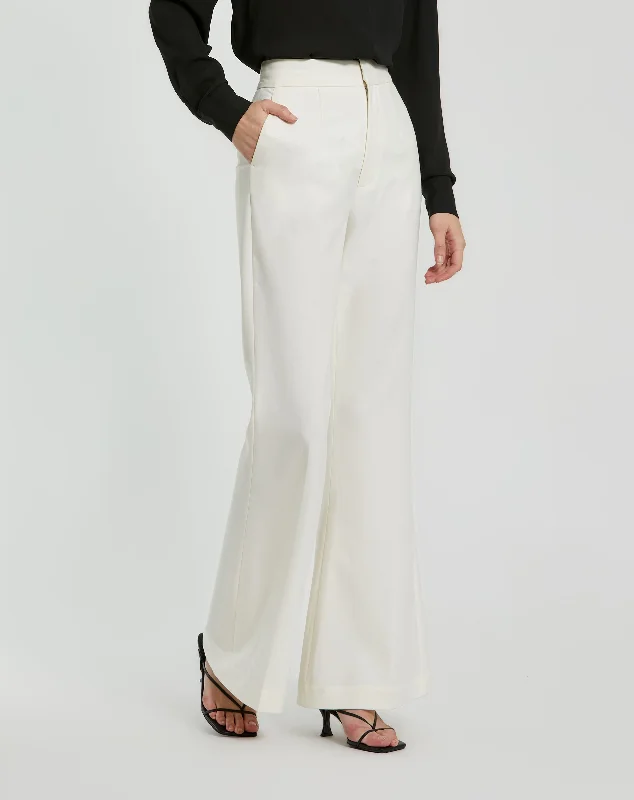 New Products Classic Crepe Flared Trouser Pant - FINAL SALE