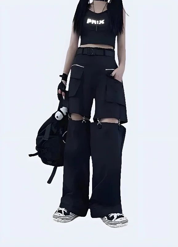Cozy Dress Convertible Cargo Pants Womens