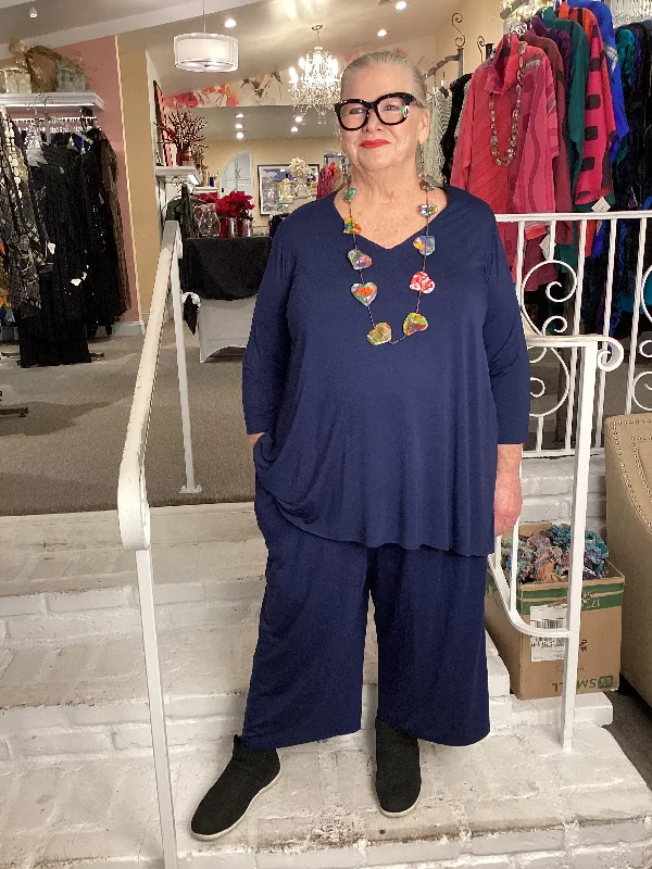 Soft Fabric Looks GAYLENE CAPRI - INDIGO