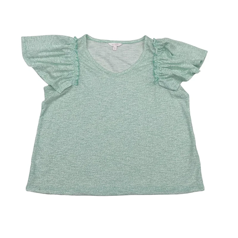 All-Day Style GREEN TOP SS by LC LAUREN CONRAD Size:XL
