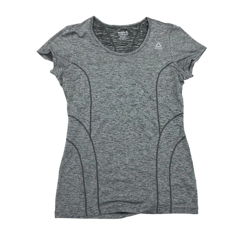 Lazy Style GREY ATHLETIC TOP SS by REEBOK Size:XS