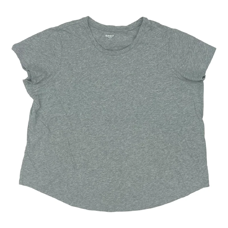 Elegant Style GREY OLD NAVY TOP SS BASIC, Size 2X
