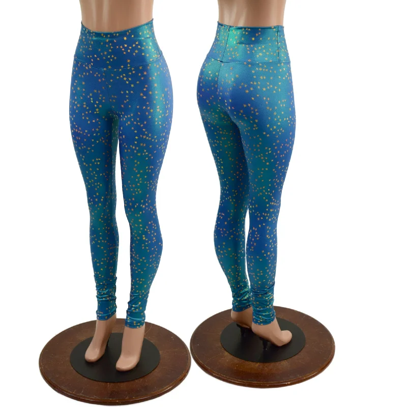 Double-sided Wear High Waist Leggings in StarDust OVERSTOCK Ready To Ship