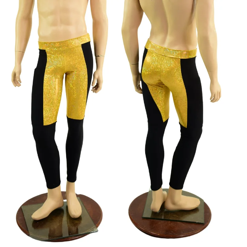 Soft Relaxation Wear Mens Midrise Luchador Leggings