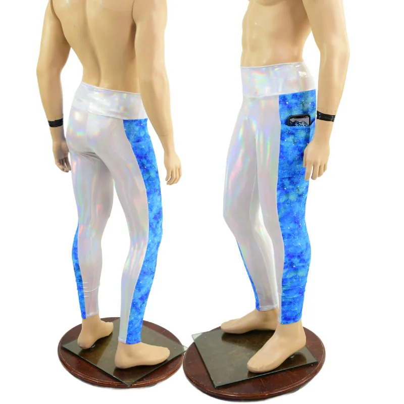 Elegant Tailoring Mens Side Pocket Leggings