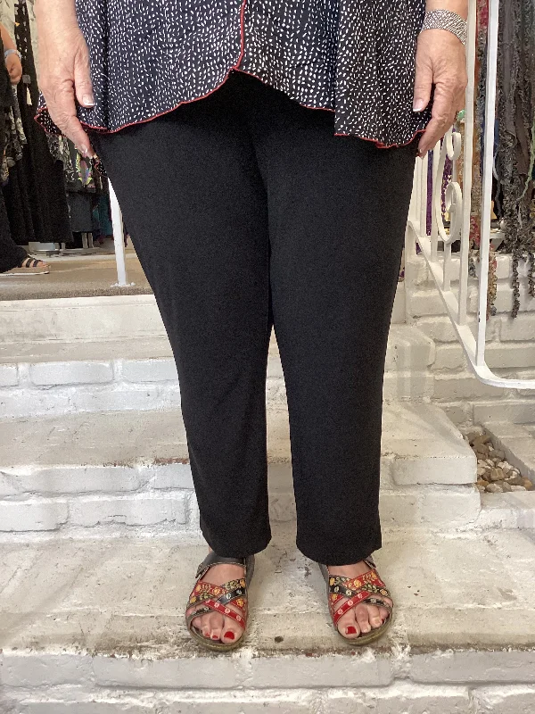 Fashion Selection NARROW PANT LONG - BLACK
