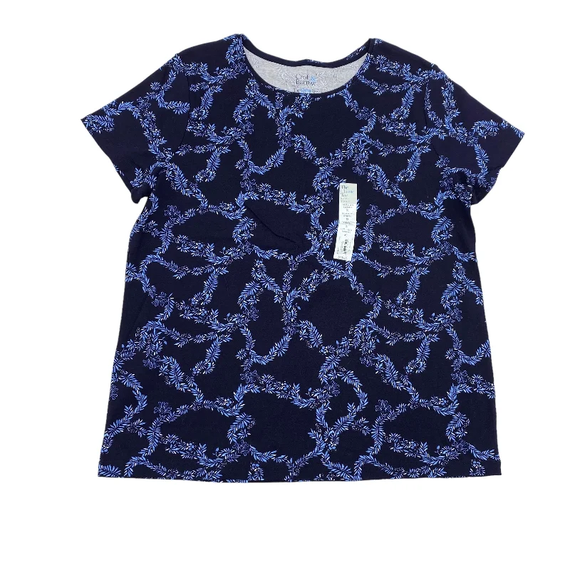 Energy Wear NAVY TOP SS by CROFT AND BARROW Size:XL
