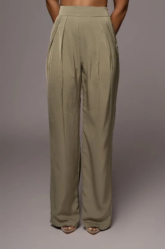 Free And Comfortable Olive Candice Trousers