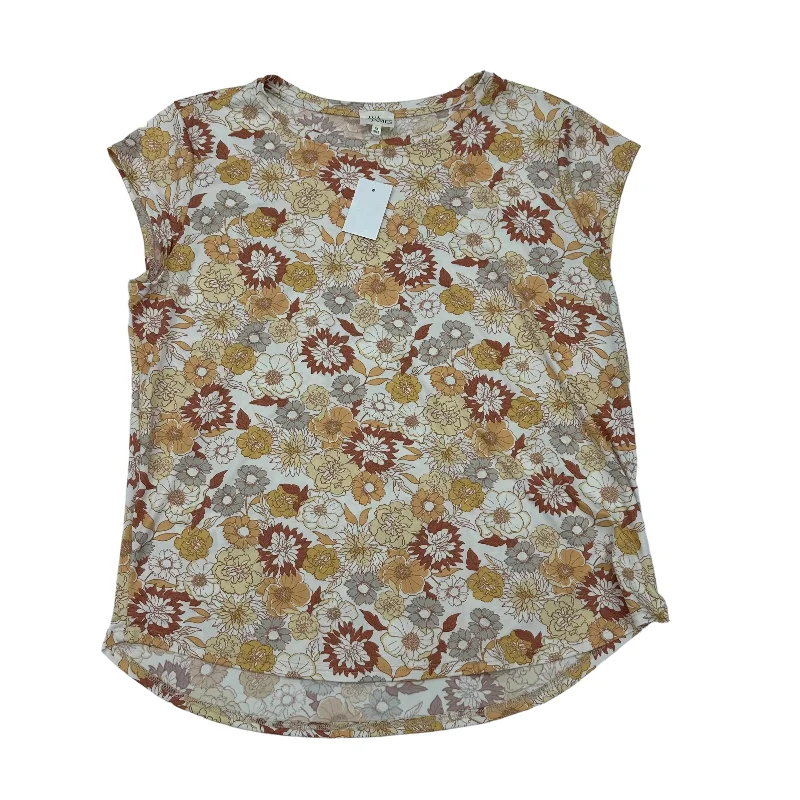 Design Perception ORANGE TOP SS by AVA JAMES Size:XL