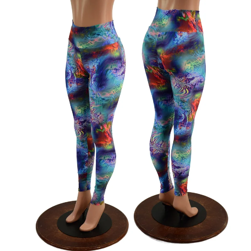 Must-have For Autumn And Winter Phantasmagoria High Waist Leggings READY to SHIP