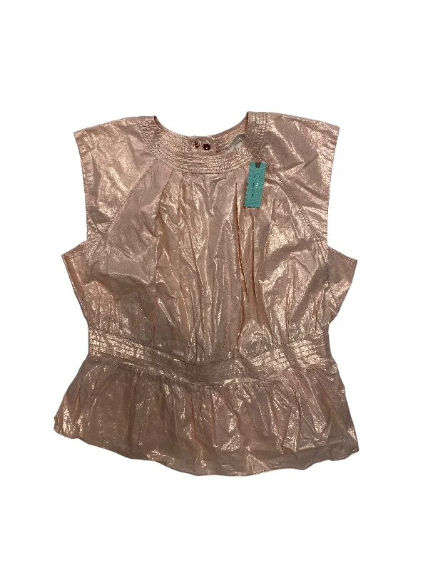 Celebrity Style Pink Top Short Sleeve Anthropologie, Size 1x