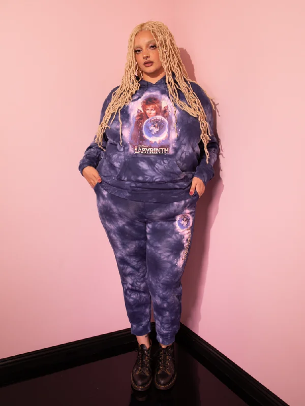 Refreshing Design LABYRINTH™ Goblin King Sweatpants in Midnight Blue Tie Dye (UNISEX) Refreshing Design LABYRINTH™ Goblin King Sweatpants in Midnight Blue Tie Dye (UNISEX)