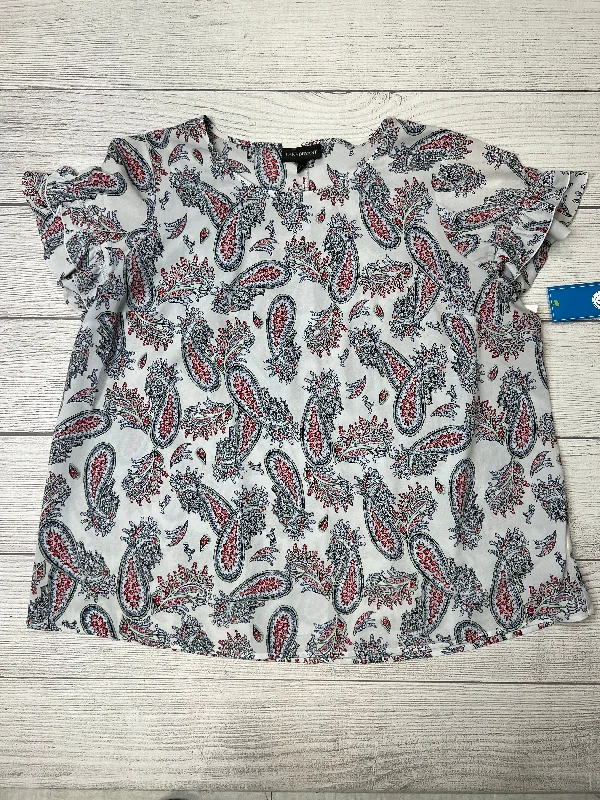 Diamond Series Print Top Short Sleeve Lane Bryant, Size 2x