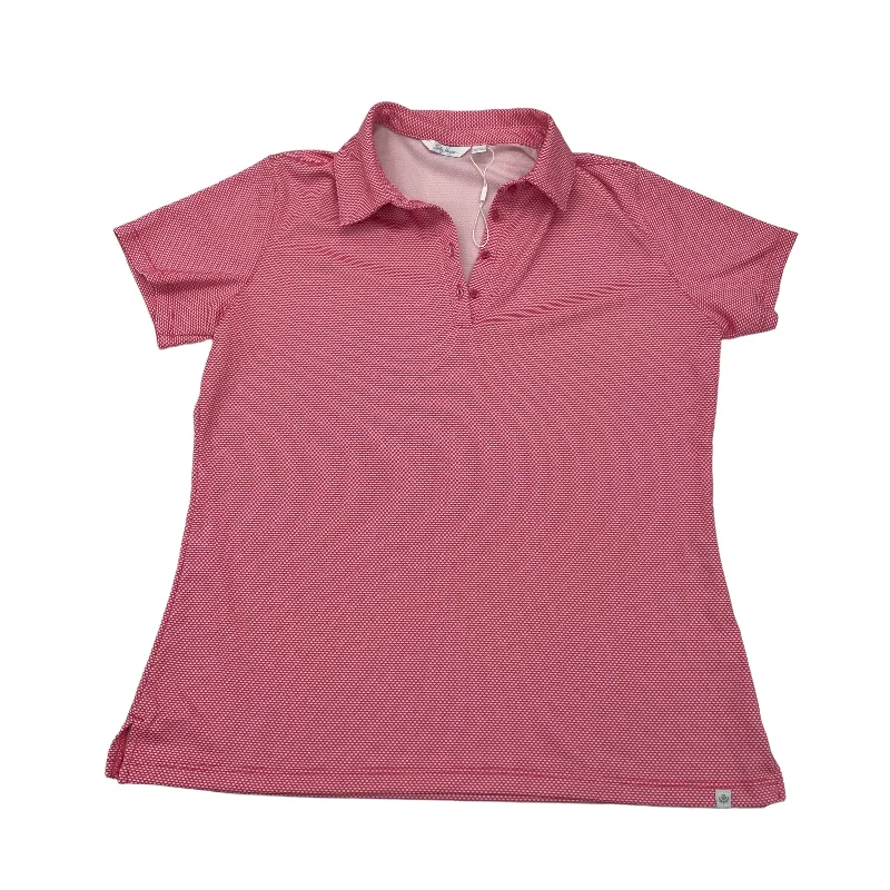 Youthful RED ATHLETIC TOP SS by LADY HAGEN Size:L