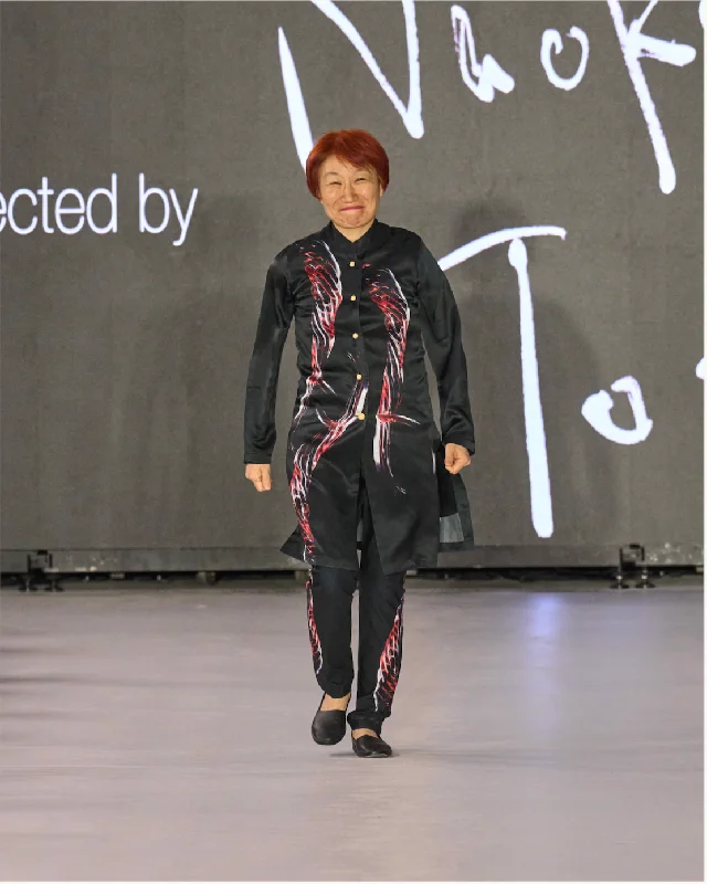 Relaxed Tops Red Glass Slim Pants