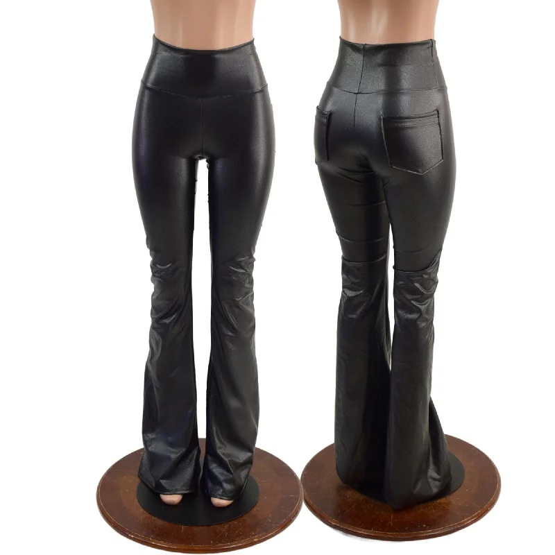 Celebrity Must-have Stingray Bootcut Leggings with High Waist and Back Pockets