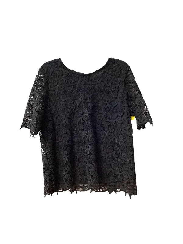American Style Top Short Sleeve By Philosophy In Black, Size: Xl