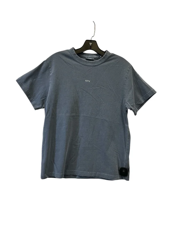 Simple Design Top Short Sleeve Designer By Kith, Size: S